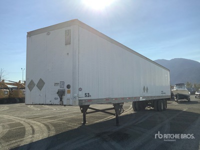 2002 Utility 53 ft x 102 in Sliding T/A Van Trailer
