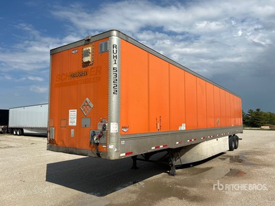 2012 Wabash 53 ft x 102 in T/A Van Trailer