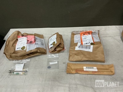 (6) Internal Wrenching Bolts, (19) Shims, (6) Angle Brackets & Assorted Items