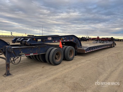 1996 Aspen RG70-16 16-Wheel Double Drop Removable Gooseneck dieplader