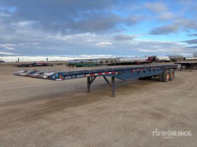 1991 Doepker 48 ft T/A Flatbed Przyczepa do pól naftowych
