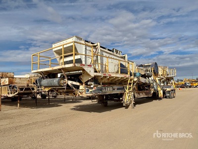 2006 Clemro Portable Twin Screen Jaw Crushing Plant