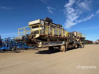2005 Clemro Portable Twin Screen Impianto di frantumazione a mascelle