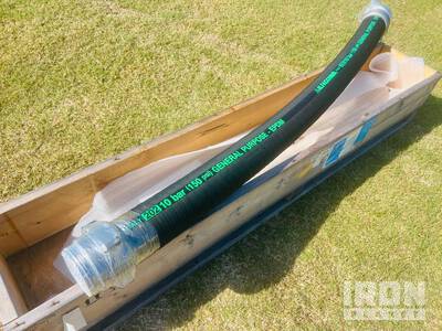 Quantity of (6) 4.5 in x 7.5 ft Rigid Water Suction Tubi (Unused)