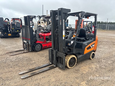 2021 Doosan GC30S-9LP 5500 lb Pneumatic Tire Forklift