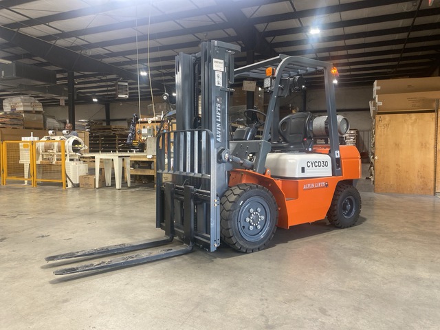 2024 AlvinLift CYCD30 6613 lb Cushion Tire Forklift (Unused) 2024 AlvinLift CYCD30 6613 lb Cushion Tire Forklift (Unused)