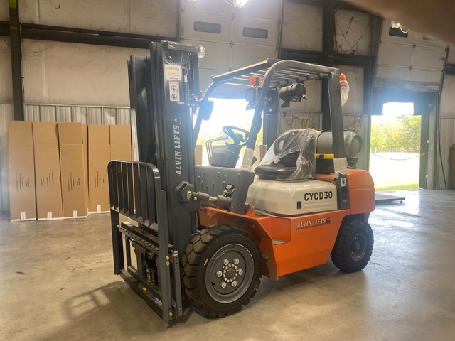 2024 AlvinLift CYCD30 6613 lb Pneumatic Tire Forklift (Unused) 2024 AlvinLift CYCD30 6613 lb Pneumatic Tire Forklift (Unused)