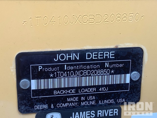 RETROEXCAVADORA 2011 JOHN DEERE 410J