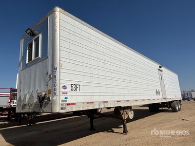 2010 Utility 53 ft x 102 in T/A Tool Crib Van Trailer