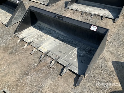 Mid-State 80 In Low Profile Skid Steer Bucket