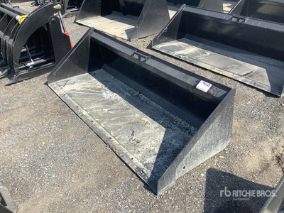 Mid-State 78 in Low Volume Skid Steer Bucket - Fits skid (Unused)