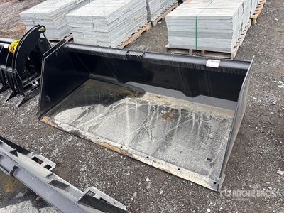 Mid-State 84 in High Profile Skid Steer Bucket