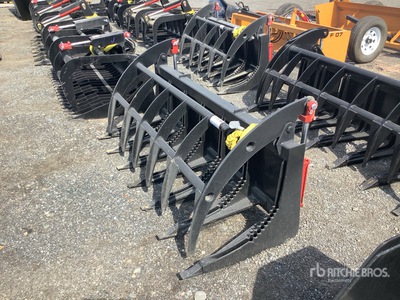 Mid-State 72 in Skid Steer Root Rake (Unused)