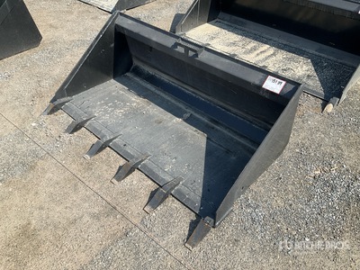 60 in Low Profile Skid Steer Bucket