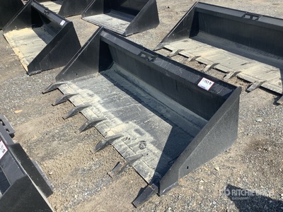 All-Star 74 in Low Profile Skid Steer Bucket - Fits skid (Unused)