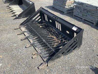 All-Star 68 in Skeleton Skid Steer Bucket - Fits skid (Unused)