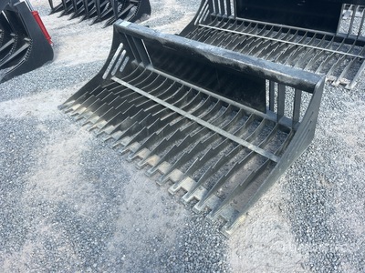 All-Star 72 In Skeleton Skid Steer Bucket (Unused)
