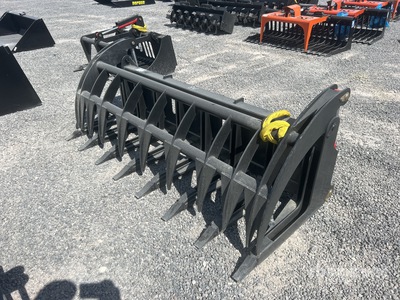 All-Star 84 in Heavy Duty Skid Steer Root Rake (Unused)