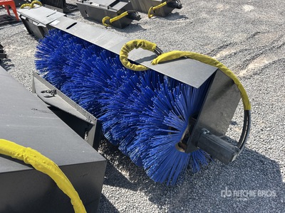 All-Star 72 in Angle Skid Steer Broom (Unused)
