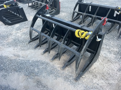 Mid-State 60 in Skid Steer Root Rake (Unused)