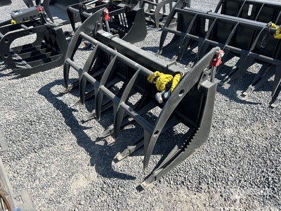 Mid-State 60 in Skid Steer Root Rake (Unused)
