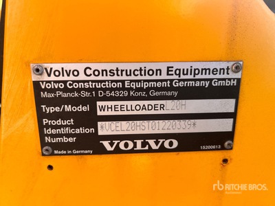 2021 Volvo L20HS Chargeuse sur pneus