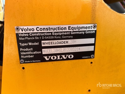 2021 Volvo L20HS Wheel Loader