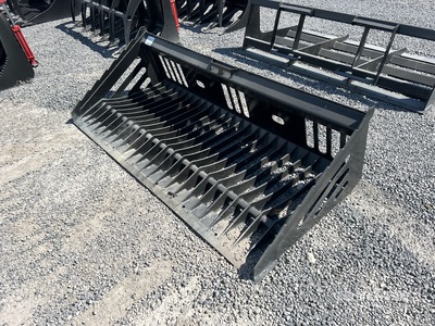 All-Star 80 in Rock Skid Steer Bucket (Unused)