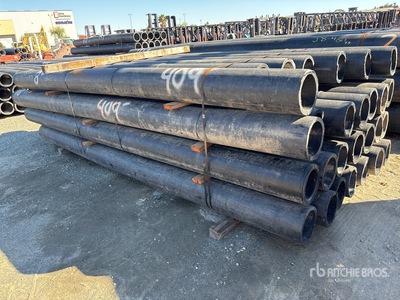 Quantity of (4) Pallets of 8 in x 19 ft HDPE Rura
