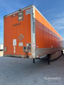 2012 Wabash 53 ft x 102 in T/A Van Trailer