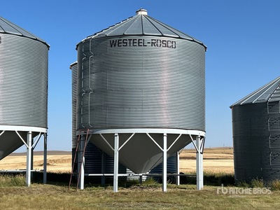 Westeel Rosco +/- 4000 bu 5 Ring Hopper Contenedor de grano