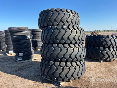 Quantity of (4) 26.5x25 Wheel Loader L3 Tyres (Unused)