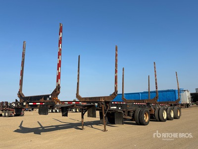 2016 Doepker LG19677S Quad/A Hayrack Log Trailer