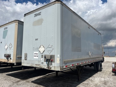 2009 Stoughton DVW-285S-C-WDG 28 ft x 102 in S/A Van Trailer