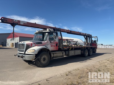 2010 Freightliner M2-112 Business Class M2 6x4 Flatbed Truck with Conveyor