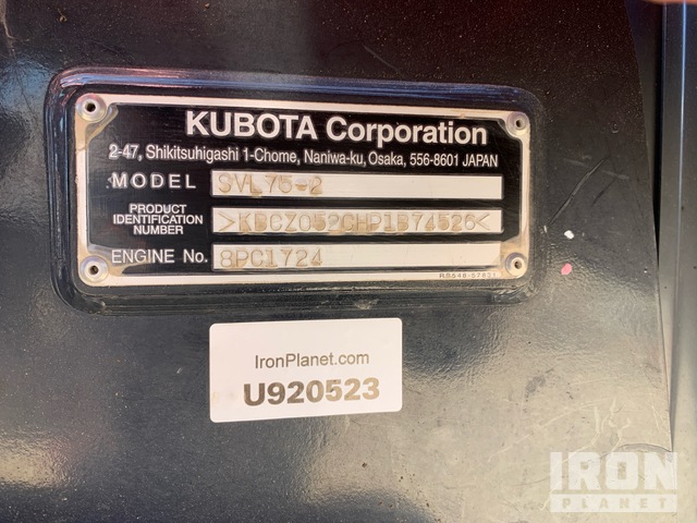 MINI CARGADOR SOBRE ORUGAS 2023 KUBOTA SVL752C