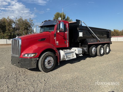 2013 Peterbilt 386 8x4 Tri/A Dump Truck