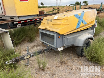 2010 Atlas Copco XAS185 JD HH Mobile Air Compressor (Inoperable)