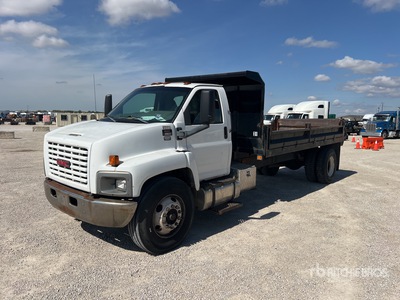2003 GMC C6500 4x2 Flatbed Dump Truck