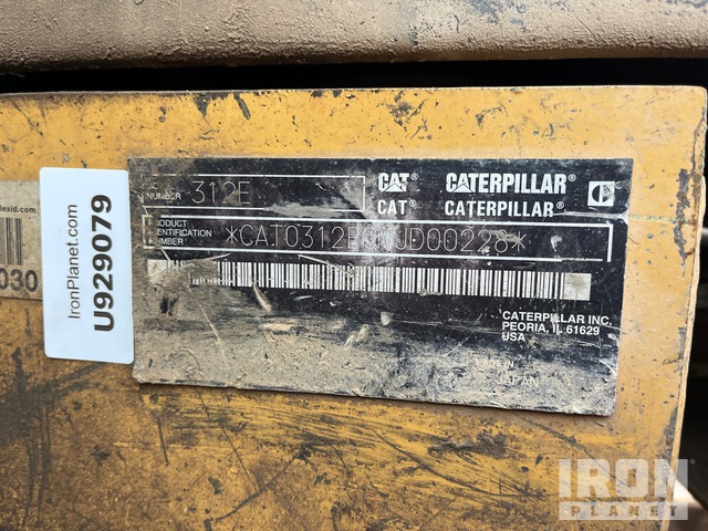 EXCAVADORA 2012 CATERPILLAR 312EL