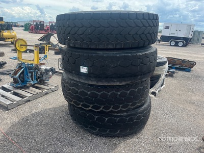 Quantity of (4) 445/95R25 Tires - Fits Grove GMK