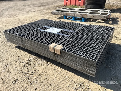Quantity of (10) 5 ft x 7 ft Grating (Unused)