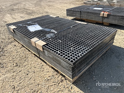 Quantity of (10) 5 ft x 7 ft Grating (Unused)