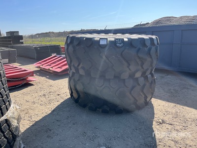 Quantity of (2) 29.5x25 Tyres (Unused)