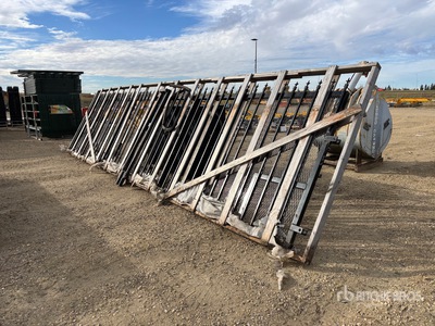 Sun Power 24 ft Steel Driveway Gate (Unused)