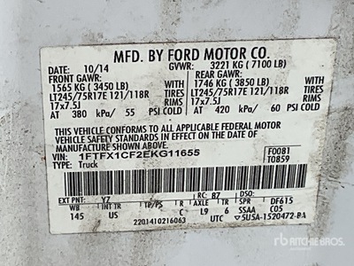 2014 Ford F-150 4x2 Extended Cab Pickup