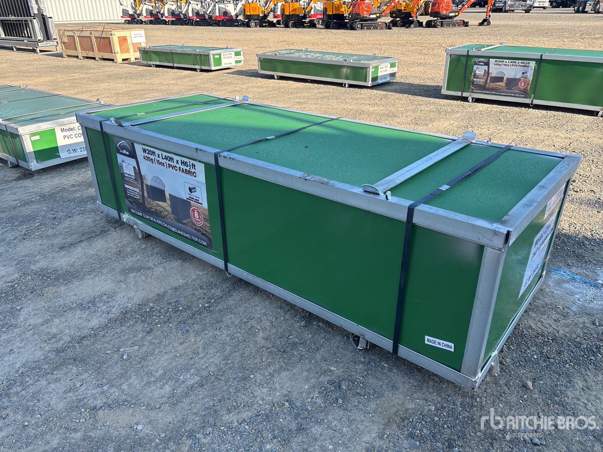 Suihe 20 ft x 40 ft x 6.5 ft Container Shelter (Unused)