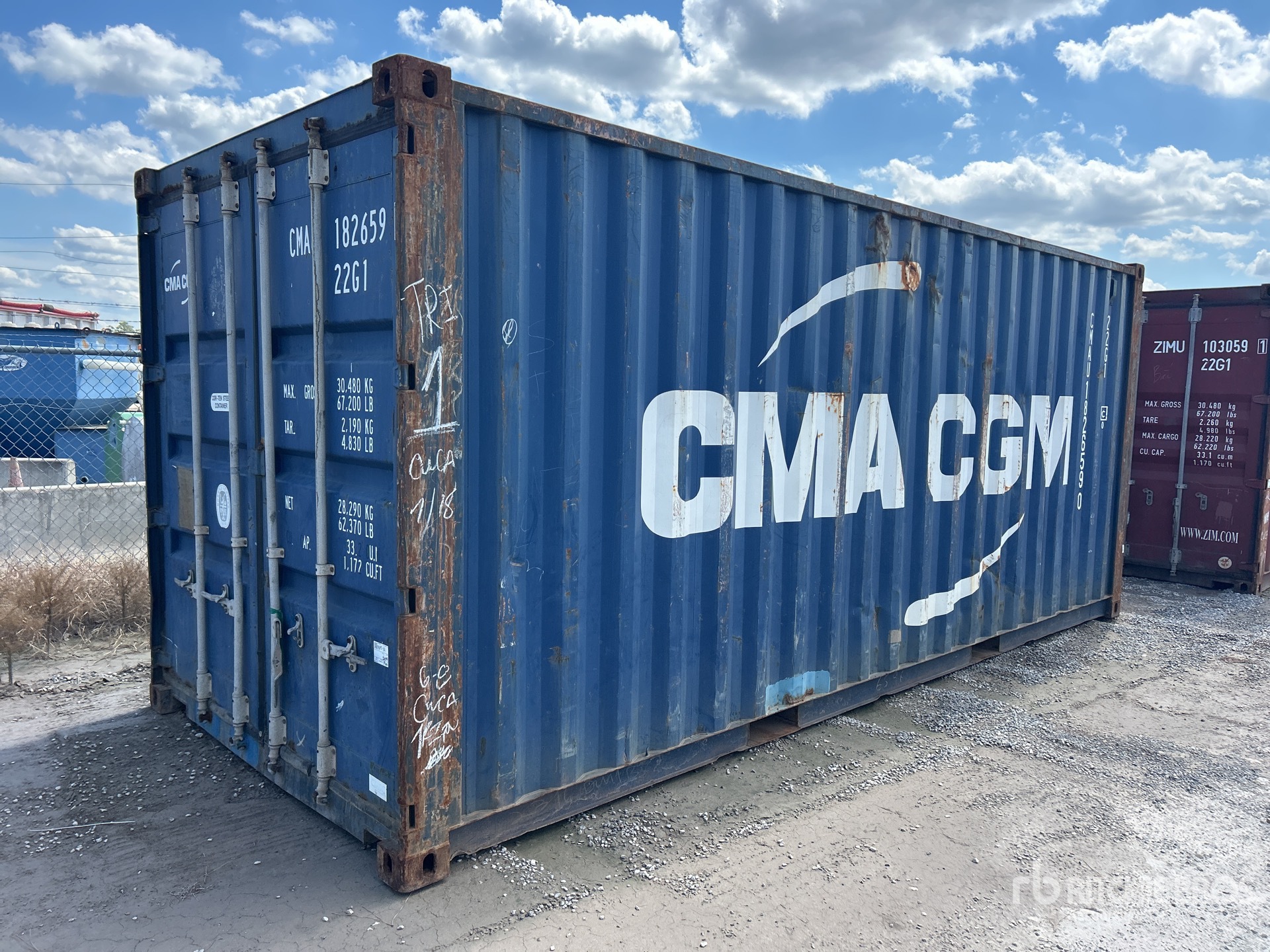 20 ft Standard Storage Container