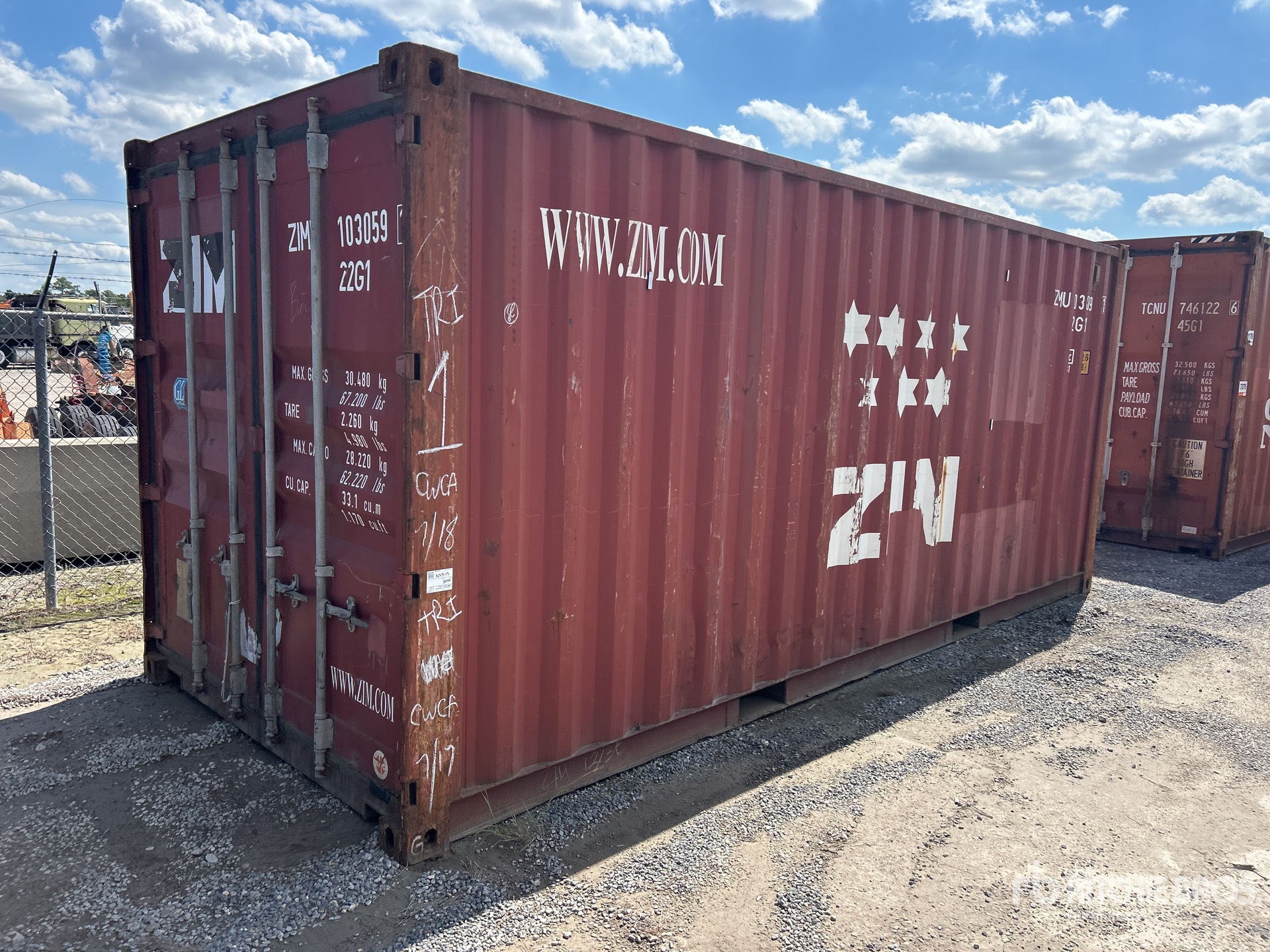 20 ft Standard Storage Container