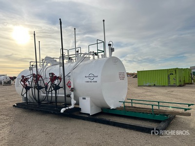 Northern Steel 25000 L Skid Mounted Diesel/Gasoline Tanque de combustible